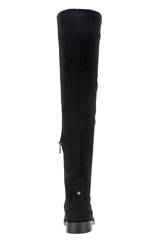 Kenneth Cole REACTION Women's Wind-y Over the Knee Stretch Boot, Black, 8 M US3