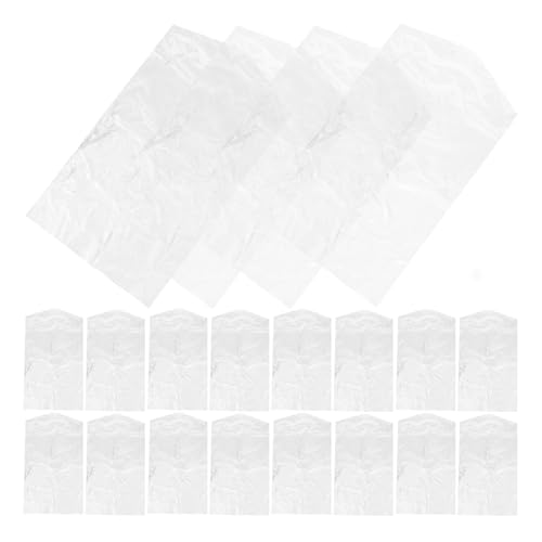 LIFKOME 60個 プラスチック 防塵カバー 薄手で軽量 衣類保護用 透明衣類収納袋 乾燥機対応 ハンガー対応 服や家用に適した