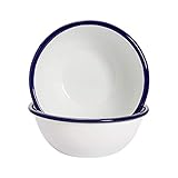 Hergestellt aus Stahl mit einer 0,5 mm dicken Emaille-Beschichtung - leicht und sehr strapazierfähig