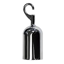 LAWRENCE ROPEEND-HOOK-1P Rope End Hook, Polished Chrome
