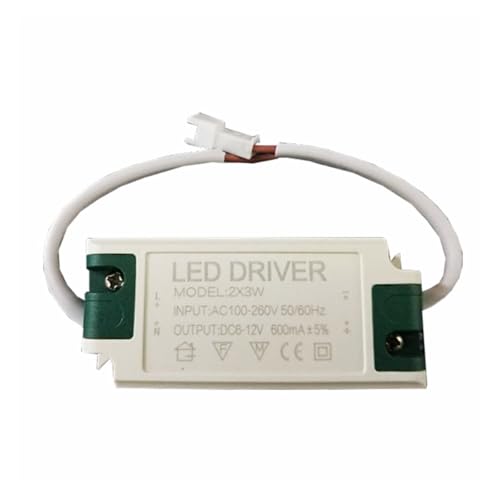 Pilote LED anti-scintillement 600mA isolation tension large pour ampoule 3W