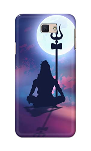 Image of Printed Hard Back Cover Case for Samsung On Nxt | Samsung J7 Prime | J7 Prime 2 | On7 Prime | On7 (2016) Back Cover (Lord Shiva) -1302