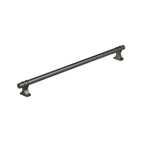 Image of Amerock Davenport 12-5 /8 inch (320mm) Center-to-Center Gunmetal Cabinet Pull, BP36698GM