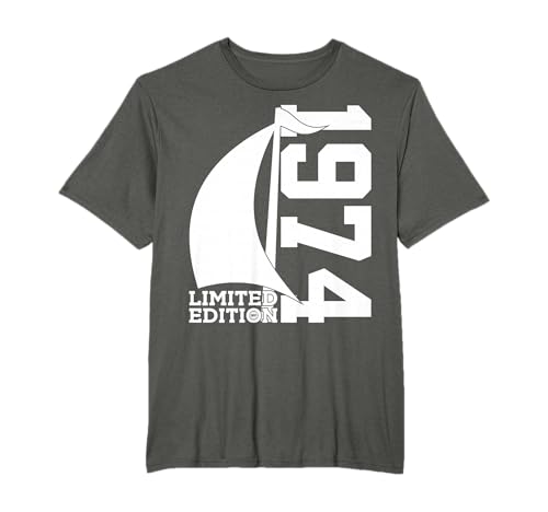 SEGLER 1974 LIMITED EDITION SEGELN 52. GEBURTSTAG T-Shirt