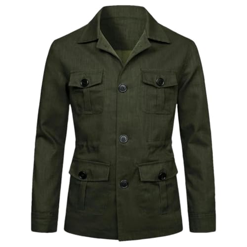 Vêtements d'extérieur homme en lin haut de gamme style gentry
