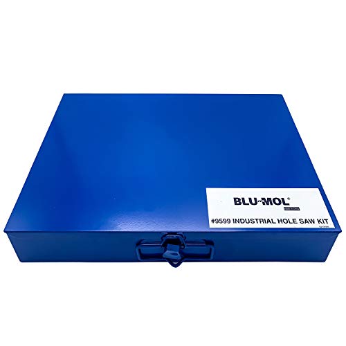 Disston E0103117 Boxed Blu-Mol Bi-Metal Hole Saw Kits, 20-Piece Industrial Kit #TOP2