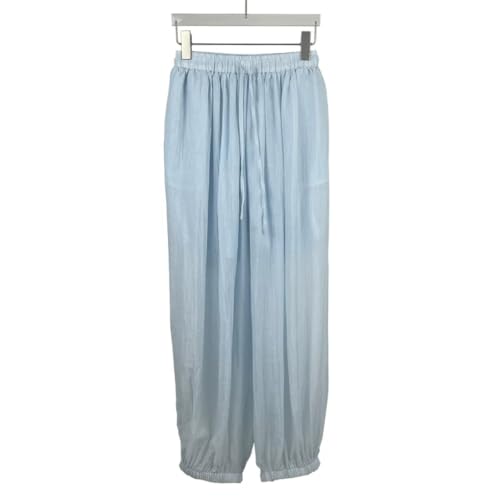 Pantalon de yoga léger pour femme à taille haute élastique et fluide
