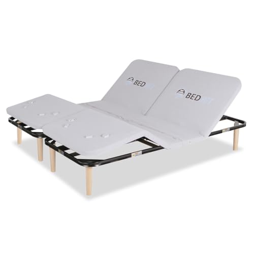 Image of BedJet Adjustable Bed Frame - New Technology - Ultra-Slim 1.75 inch Thick Zero Clearance Legless Design for Any Bed Including Platform & Storage beds - Zero Gravity, Anti-Snore (King Frame + Legs)