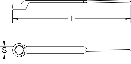 Clé à molette 1-5/8 en aluminium bronze avec goupille de blocage CS Unitec EX204S-040UA - 3
