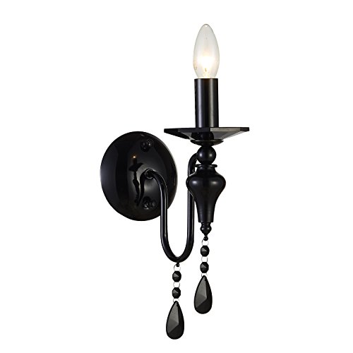 Preisvergleich Produktbild Moderner Wandleuchte 5x40W / E14 MUSCAT W01748BK Cosmolight