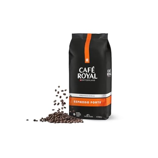 Café Royal Professional Line Espresso Forte – Kaffeebohnen für Vollautomaten, würzig, dunkle Röstung, Intensität 5/5, Rainforest Alliance, 1 kg