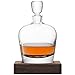 LSA WH01 Whisky Arran, decanter da 1 litro, Trasparente, con base in noce