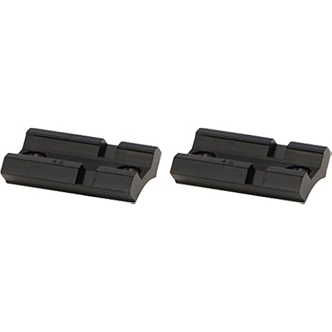 Weaver Top Mount Matte Black Base Pair - Savage 110 with Accu Trigger Cover