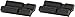 WEAVER Top Mount Matte Black Base Pair - Savage 110 with Accu Trigger
