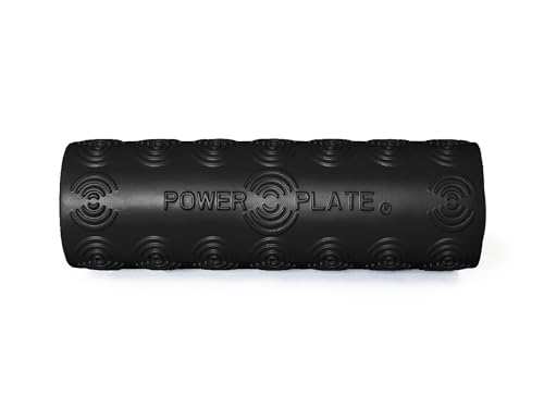 Image of Power Plate Vibrating Massage Roller with 4 Levels, Rechargeable Foam Roller with 3-Hour Battery, TSA Approved for Carry-On, Black