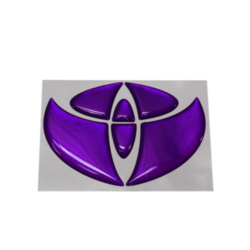 BATBERRY ドーミングエンブレム メタリックパープル アクア MXPK10系/11/15/16 リアエンブレム リヤ用 メタリックカラー 1個