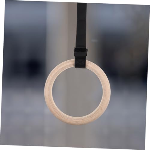 Anillas de gimnasia de madera con correas ajustables miniatura 5