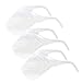 Produktbild N / A 1/2/3/5/10 Stück Transparent Offene Shield für Erwachsene Kunststoff Mundschutz Schilder Gesichtsschild Sicherheitsgesichtsschutz, Face Visier Klarer Schutzvisie (3 PC)