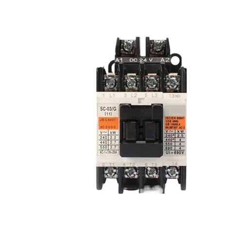 Contacteur CC SC-03/G DC24V évite les pannes de surchauffe de bobine