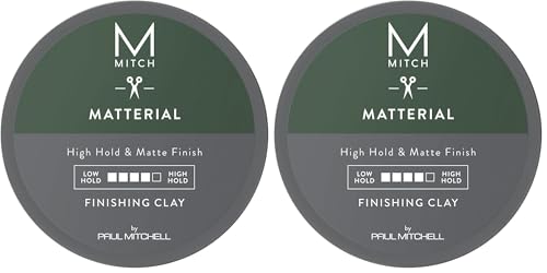 MITCH by Paul Mitchell Matterial Finishing Clay for Men,High Hold,Ultra-Matte