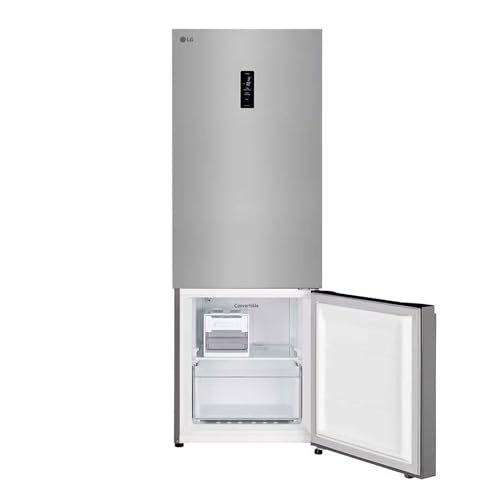 Image of LG 340 L 3 Star Bottom Freezer Refrigerator (2025 Model, Door Cooling+, Wi-Fi Convertible, E-Micom Control, Shiny Steel, BEE Certified, Smart Inverter Compressor) GL-B382DPZX