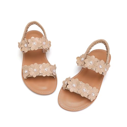 Image of Toddler Girls Sandals Summer Flats Dress Shoes for Baby Little Kids Girl