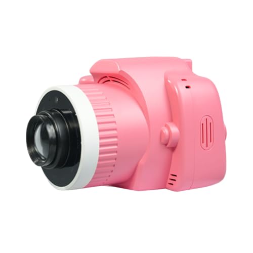 Gadpiparty Cámara para Niños con Proyector Full 1080P con Función De Reproducción De Música Pequeño Proyector De Cámara De Grabación De Video Portátil para De Campamento Y