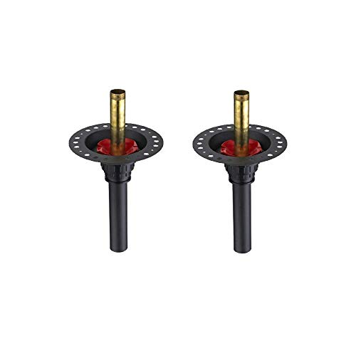 osbITD35 Freestanding Bathtub Rough-in Kit Brass Tail Pipe and ABS Plastic Adapter, 2 PACK