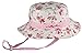 Millymook Girls Reversible Cotton Sun Hat Vintage Bucket -Pink, UPF50+ (2-5 Years)