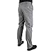 LAPG Terrain Flex Straight Fit Men's Chino Pants, Stretch Casual Pants for Men, Men's Khaki Pants - Grey - 34 x 34