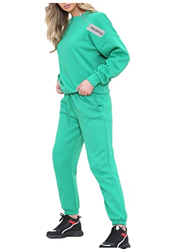 Survêtement 2 pièces pour ne plus choisir entre style et aisance en ensemble vert 42 - 2