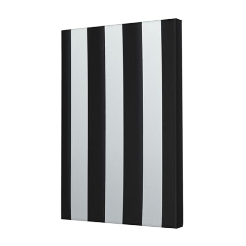 Impressions sur toile à rayures noires et blanches LPSRTWE 30x45 cm