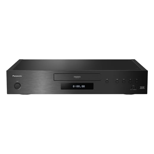Panasonic DP-UB9004 UHD Blu-ray Player (HDR10+, 4K Blu-ray Disc, 4K VoD, Dolby Vision, 2x HDMI, 2x USB) Black
