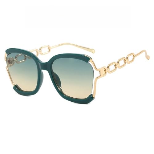 Metal Sunglasses Women Men Fashion Luxury Chain Legs Female Trendy Sun Glasses Shades UV400 Eyeglasses
