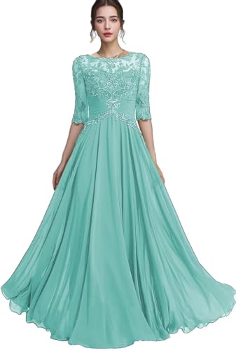 chinese dress ladies Beaded Sequin Mother of The Bride Long Dress main image 0