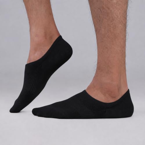 Image of WANDER No Show Socks Mens 7 /8 Pair Cotton Thin Non Slip Low Cut Men Invisible Sock 6-8 /9-11 /12-14