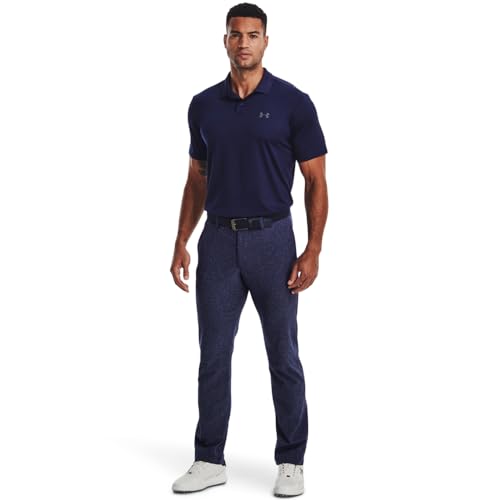 Under Armour Calça masculina ventilada de golfe, (410) Azul-marinho meia-noite/Azul-marinho, 30W / 3