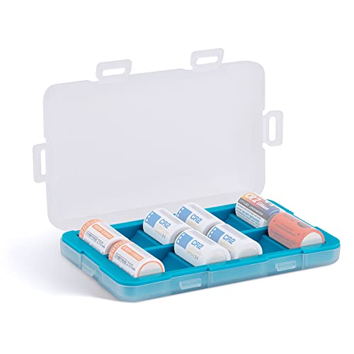 JJC CR2 Battery Case Holder, Storage Box for 12 x CR 2 CR15H270 Batteries