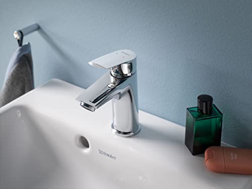 Duravit No.1 Basin taps, Size S (spout Height 91 mm), Basin Mixer tap with Draw bar Drain Set - Image 2