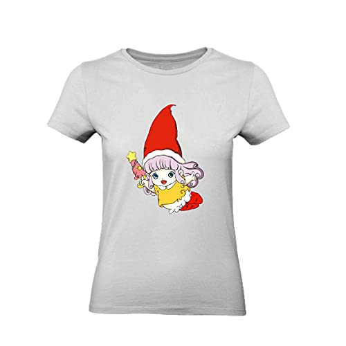  T-Shirt Donna Cotone Basic Super vestibilità Top qualità - Mem. - Divertente Humor Made in Italy (Grigio, S)