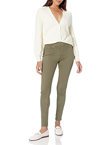 Image of Amazon Essentials Women's Skinny Fit Mid-Rise Stretch Pull-On Jegging with Pockets - Discontinued Colors