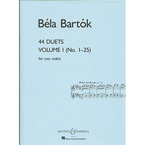 Bartók: 44 Violin Duets - Volume 1 (Nos. 1-25) B06Y2K64NH Book Cover