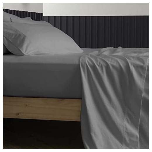 Pure Egyptian Queen Size Cotton Bed Sheets Set (Queen, 1000 Thread Count) Dark Grey Bedding and Pillow Cases (4 Pc) – Egyptian Cotton Sheets Queen Size Bed- Sateen Sheets -16" Queen Deep Pocket Sheets