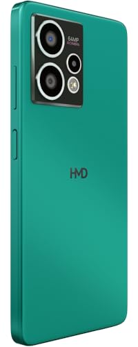 Image of HMD Crest Max 5G | 50 MP Front Cam | Triple Rear AI Cam with 64 MP Primary Cam | FHD+OLED Display | 8GB RAM & 256GB Storage | Android 14 | 33W Fast Charger | 1 Year Replacement Guarantee | Aqua Green