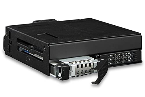 Boîtier U.2 U.3 NVMe PCIe 4.0 ICY Dock MB105VP-B SlimSAS 8i pour baie 5.25
