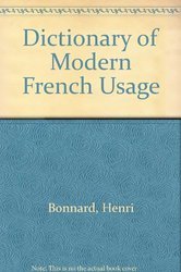 Hardcover Modern French Usage: A Student Guide Book