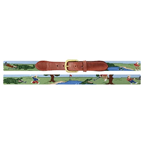 Smathers & Branson Beware of Gators Needlepoint Belt2
