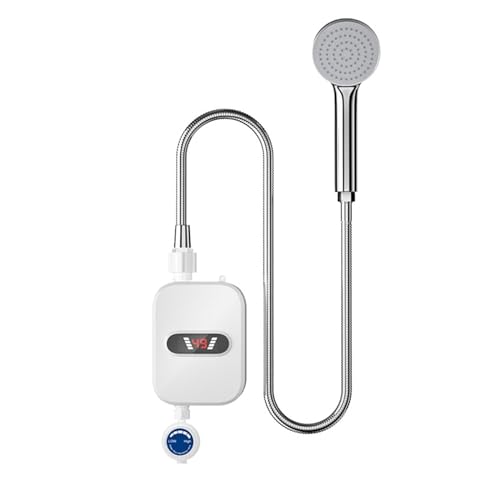 JOXLOVER Calentador de Agua eléctrico, Calentador De Agua Instantáneo De 3500W, Ducha Eléctrica Inteligente, Termostato Calentador De Agua Instantáneo Sin Tanque For Baño Y Cocina para Cocina y baño
