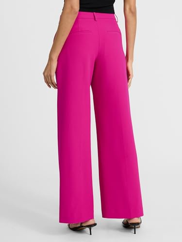 EXPRESS Women’s Editor Pants – Mid Rise Relaxed Straight Trouser, Stretch Fabric, Office Ready3