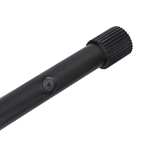 lyrlody Supporto per tastiera, doppio supporto per tastiera, telaio X, supporto per tastiera, supporto elettrico, per organi con piedini in gomma, nero, 95 x 43 cm
